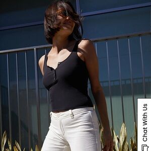 Brandy Melville john Galt Black Simone Tank